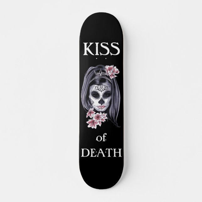 Skateboard Beso de muerte (Anverso )