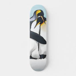 Skateboard Besos del amor del pingüino