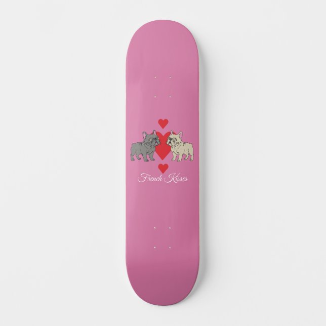 Skateboard Besos franceses a franceses (Anverso)