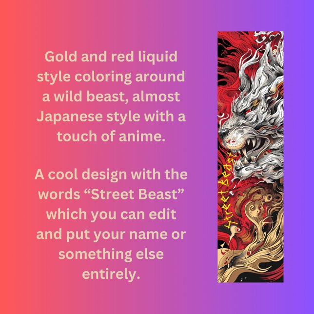 Skateboard Bestia callejera (Subido por el creador)