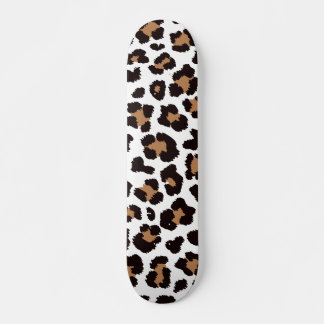 Skateboard Bezaubernd Elegante Natürliche Leoparden Muster   