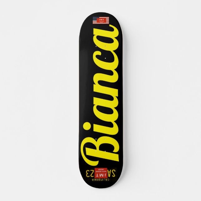 Skateboard BIANCA, 77/3" Deck (Anverso )