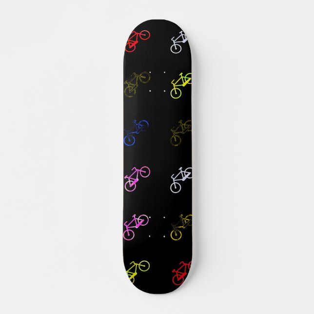 Skateboard Bicicletas de colores (Anverso )