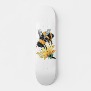 Skateboard Big Bumble Bee collecting Pollen