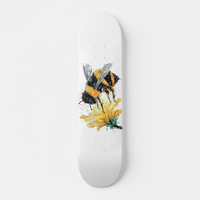 Skateboard Big Bumble Bee collecting Pollen (Anverso )