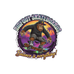 Skateboard Bigfoot Skateboards-El equilibrio es Todo