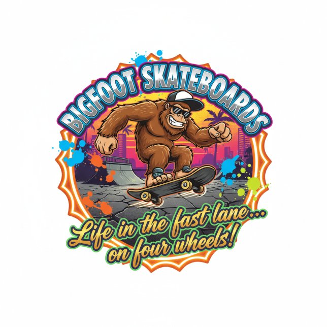 Skateboard Bigfoot Skateboards-Life In The Fastlane (Subido por el creador)