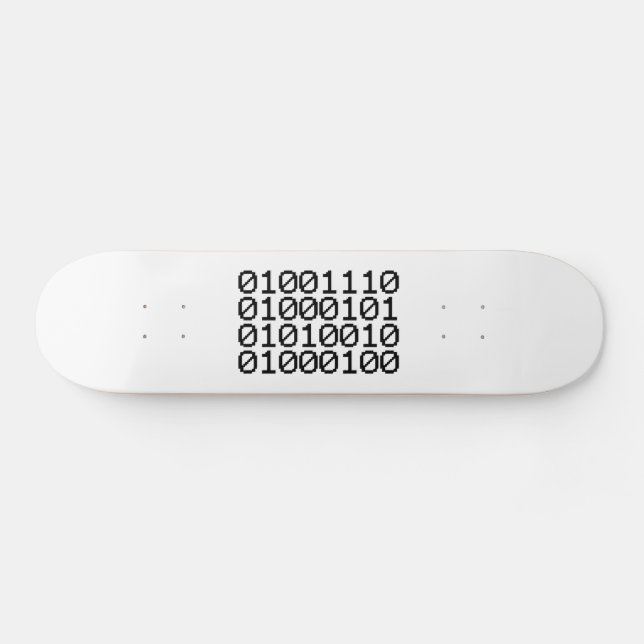 SKATEBOARD BINARY NERD (Horz)