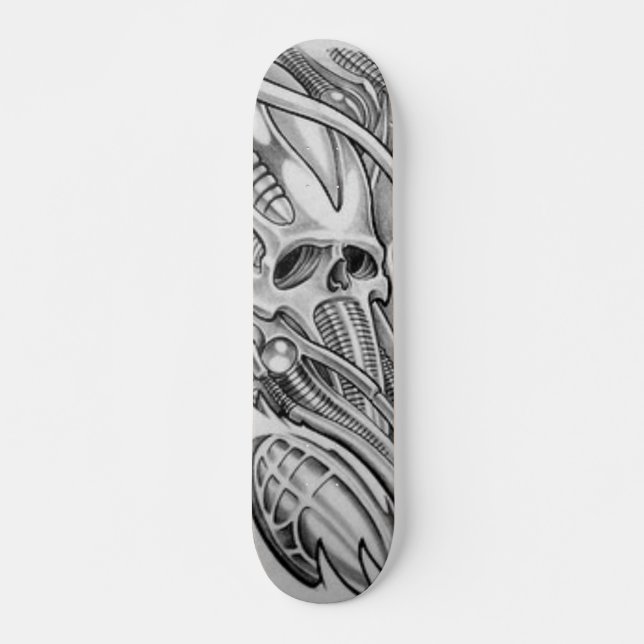 Skateboard bio TATUAJE del cráneo 2 RITON (Anverso )