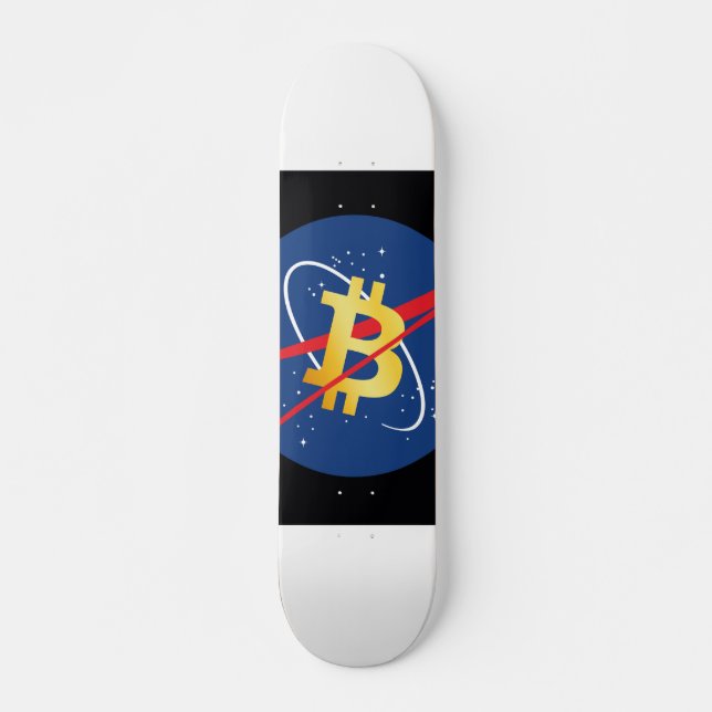 Skateboard #Bitcoin 2 Moon (Anverso )