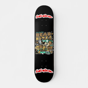 Skateboard Bites de oso hostiles