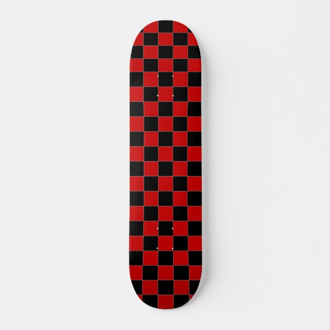 Skateboard Black and Red Checkpoint (Anverso )