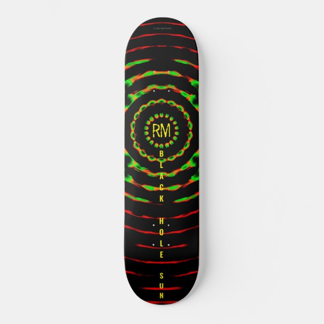 Skateboard Black Hole Sun (Anverso)