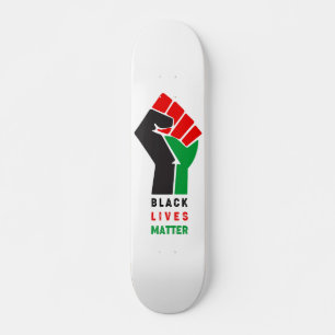 Skateboard Black Lives Matter levantó primer símbolo Africa