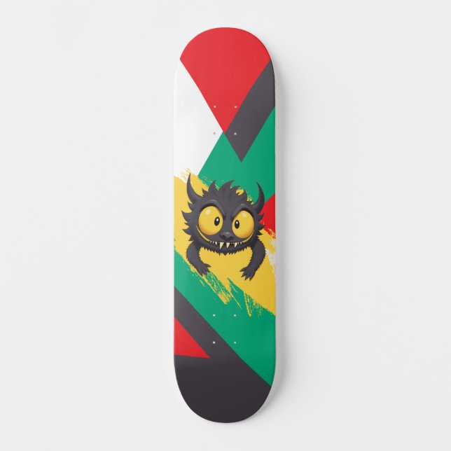 Skateboard black monster  (Anverso)