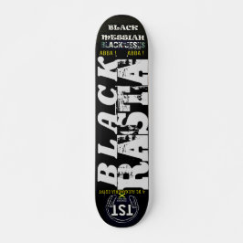 Skateboard BLACK RASTA, 77/7" Deck