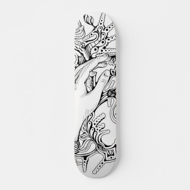 Skateboard black&White (Anverso )