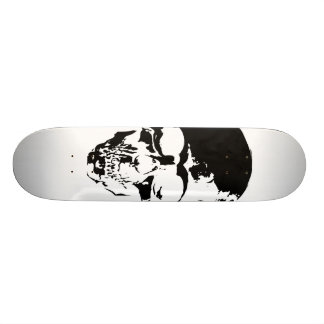 Skateboard Blanco del cráneo