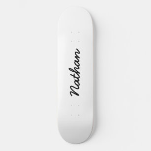Skateboard Blanco en blanco