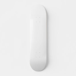 Skateboard blanco en blanco en blanco que diseñas 