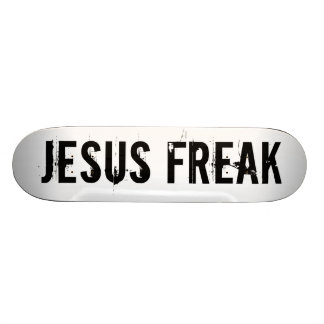 Skateboard blanco Jesús Freak