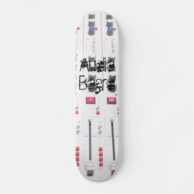 Skateboard Blanqueo de AudioBoard (Anverso)