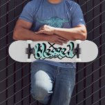 Skateboard Blessth Urban Street Art Hand Lettering<br><div class="desc">Cartel de mano "Jesus" Skateboard</div>