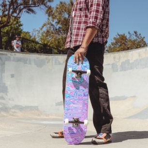 Skateboard Blobs coloridos 
