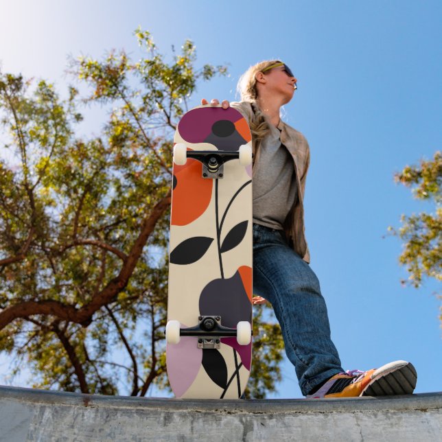 Skateboard Bloom mínimo de amapola (Exterior 1)