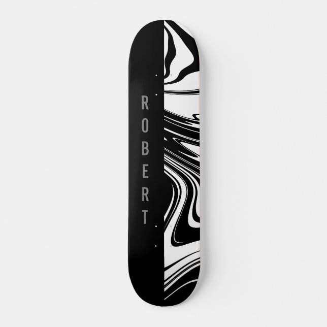 Skateboard Bloque Duotone y negro giratorio (Anverso )