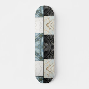 Skateboard Bloque geométrico abstracto moderno de mármol ágat