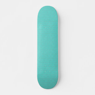 Skateboard Bloques de burbuja verde azulados con patrones Ska