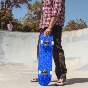 Skateboard Blue Butterfly by Kenneth Yoncich