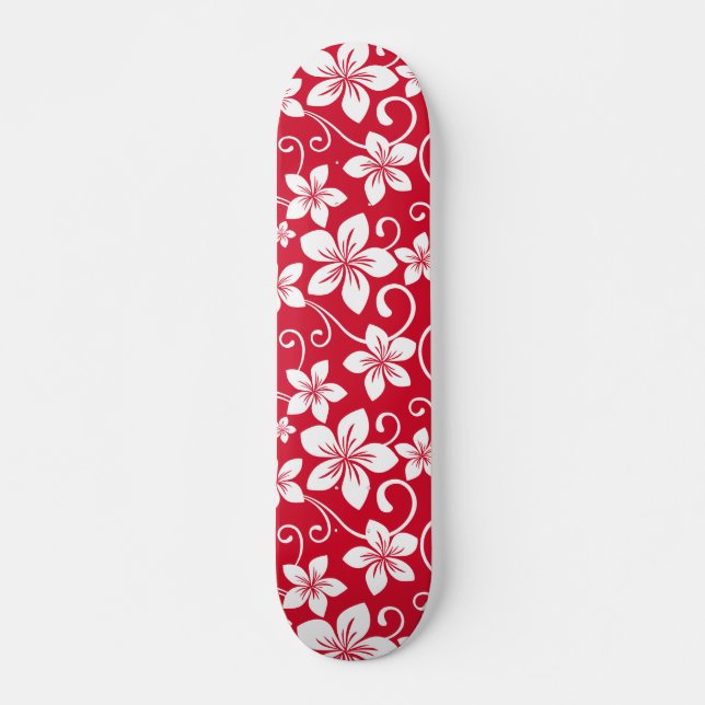 SKATEBOARD BLUE HAWAII (RED) (Anverso )