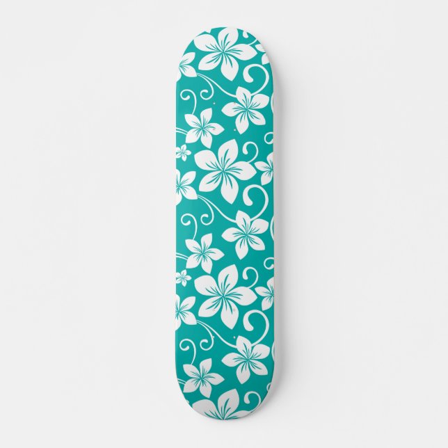 SKATEBOARD BLUE HAWAII (VERDE AZULADO) (Anverso )