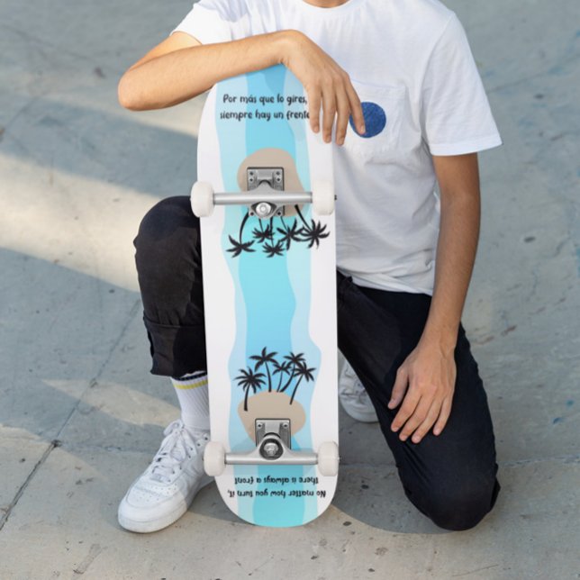 Skateboard Blue, Palms y siempre un frente (Subido por el creador)