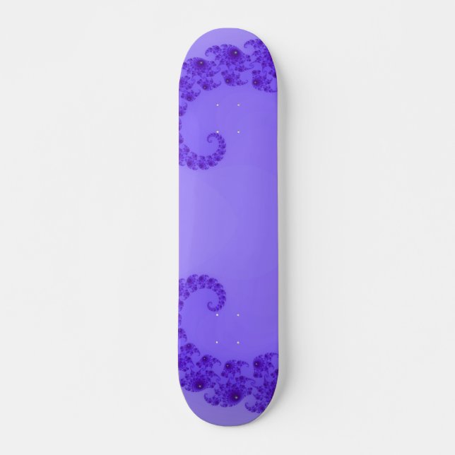 Skateboard Blue Purple Heart (Anverso )