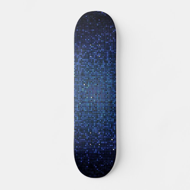 Skateboard Blue Purpurina Sequin Disco Glitz Comp (Anverso)