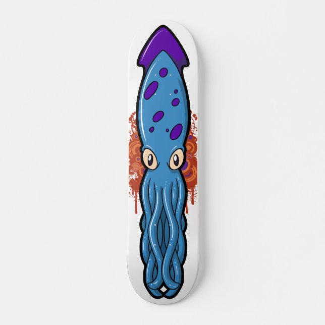 Skateboard Blue Squiddy (Anverso )