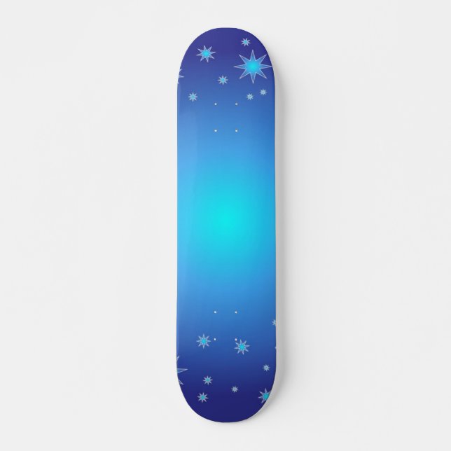 Skateboard Blue Stars (Anverso )