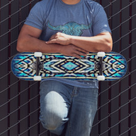 Skateboard Blue Surfer