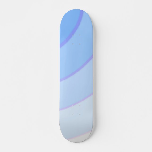 Skateboard Blue Swirls (Anverso )