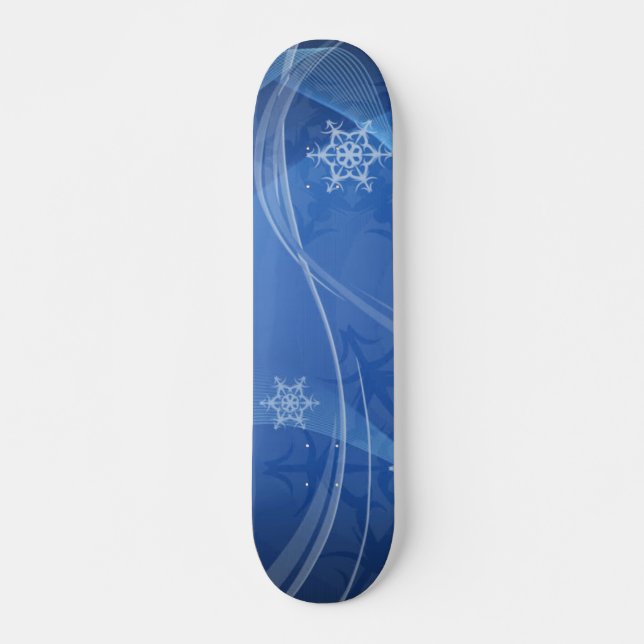 Skateboard Blue Winter (Anverso )