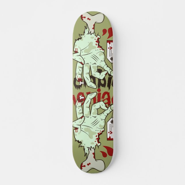 Skateboard board Zombie manaic (Anverso )