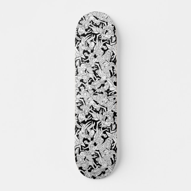 Skateboard Boca del infierno (Anverso )