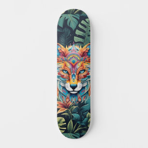 Skateboard Boho Jungle Fox Wide Street Skyboard