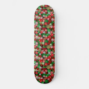 Skateboard Bolas de Navidades 3D