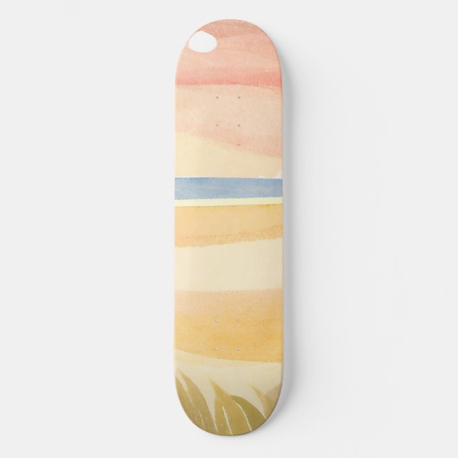 Skateboard bonita playa (Anverso)