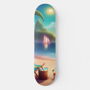 Skateboard bonita playa