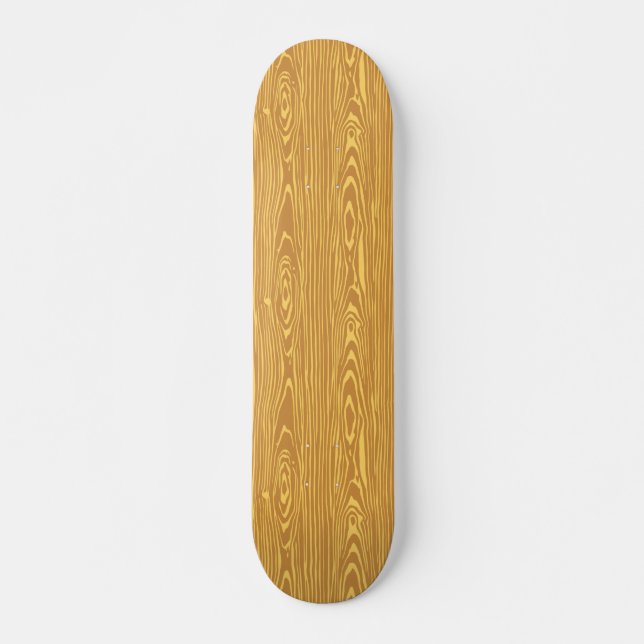 Skateboard Bonita tabla de patinaje simulada de madera (Anverso )